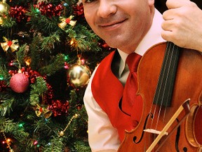 Canadian fiddler Scott Woods stops at Sarnia's Grace United Church this Sunday. His Sarnia show is one of 24 Christmas concerts he is staging in a five-week period across Ontario. SUBMITTED PHOTO