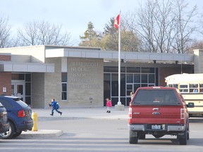 The Thames Valley District School Board says Pierre Elliot Trudeau French Immersion public school is overcrowded and that means some students have to go elsewhere.