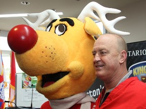 Operation Red Nose mascot Rudy. (Michael Lea The Whig-Standard)