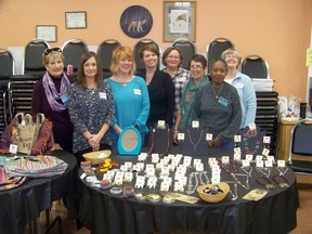 Saturday was the 10th Annual Ten Thousand Villages Festival Gift Sale in Cochrane. Wally O'Reilley, April Porter, Krista Beadman, Julia Niemi-Martin (Co-Chair), Dianne Bradley, Elizabeth Christie (Co-Chair), Yvonne Gooding, and Sharon Martin all volunteered their time for the sale.