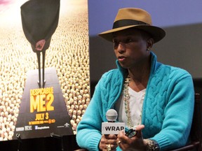 Pharrell Williams attends TheWrap's Awards & Foreign Screening Series "Despicable Me 2" at the Landmark Theater November 19, 2013. (David Buchan/Getty Images For TheWrap/AFP)