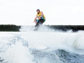 Parkland County wakeboarder Shawn Gratzfeld, pictured above, will be inducted into the Candian Water Ski & Wakeboard Hall of Fame this coming August, during the national championships in Ontario. — Gord Montgomery, Reporter/Examiner