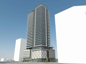 Artist's rendering of proposed tower