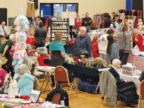 There were many merchant tables featuring a wide variety of items at the 19th annual Vulcan Kinettes Christmas Market at the Cultural-Recreational Centre on Sunday.