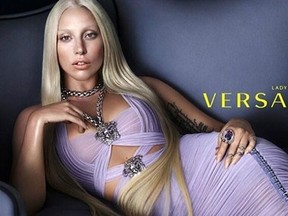 Lady Gaga for Versace (Twitter.com/Versace).