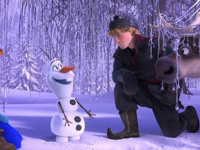 A scene from the Disney movie "Frozen." (Handout)