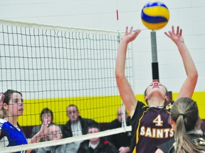 Jessica Stewart of the PCI Saints was named a Varsity Girls Volleyball AAAA Graduating All-Star. (File photo).