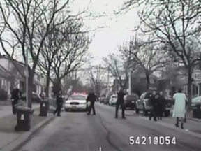 Toronto Police cruiser video of the Feb. 3, 2012, shooting of Michael Eligon.