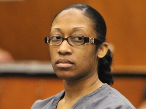 Marissa Alexander is shown in this file photo in  a Duval County courtroom in Jacksonville, Florida, May 3, 2012. (Reuters/Stringer)