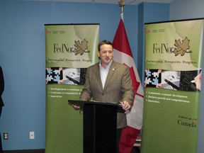 FedNor Minister Greg Rickford was in Timmins last Friday to announcement that the federal government will be investing $1.8 million dollars into economic development in Northeastern Ontario.