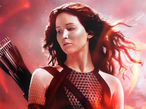 Jennifer Lawrence in "The Hunger Games: Catching Fire"