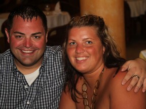 Jessica Hahn with her husband Brandon Hahn who died in a crash last June. SUBMITTED PHOTO