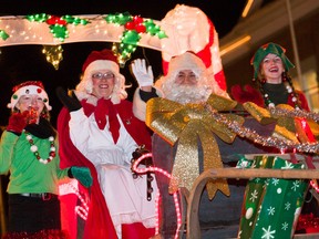 Hundreds of people turned out for the Lucknow Santa Claus Parade on Friday, Nov. 30, 2013. Children lined up to meet Santa himself at the Lucknow Arena afterwards. The jolly man himself, Santa Claus, accompanied by his wife Mrs. Claus and two helpful elves. (STEVEN GOETZ/KINCARDINE NEWS)