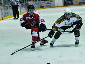 Terriers defenceman Davis Ross has been one of many impressive rookies for the Portage Terriers so far this season.