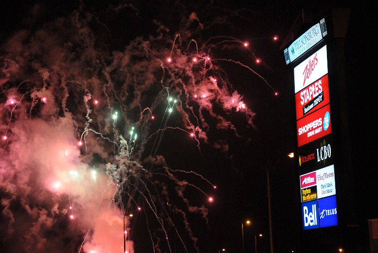 Tillsonburg's New Year's Eve celebration at the Rotary Clock Tower ...