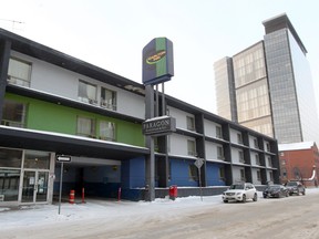 The Carlton Inn in Winnipeg, Man. is seen Tuesday Dec. 10, 2013. (Brian Donogh/Winnipeg Sun)