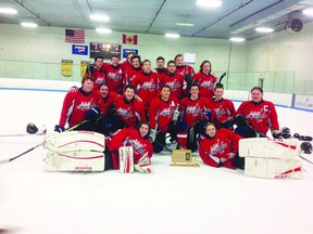 The Central Plains Jr. Capitals Midget team took home gold at a tournament in Fargo, N.D., last weekend.