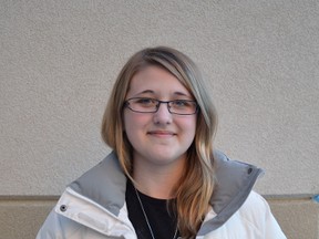 Lilyan Chadsey, a 16-year-old student at Memorial Composite High School in Stony Plain, published her first book of a three-part series “Library of Eyes: Natura Series.” - Thomas Miller, Reporter/Examiner