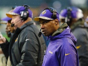 The Vikings don't plan on keeping head coach Leslie Frazier for next year following a disappointing season. (Steven Bisig/USA TODAY Sports)