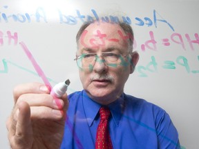 "(Our theories) have been recognized in telecommunications for 100 years. It?s about time the health-care system pays attention.? -- Mathematician David Stanford, above, in his office at the department of statistical and actuarial sciences at Western University in London. (CRAIG GLOVER, The London Free Press)