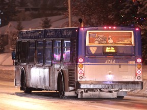 City council approved a late night transit pilot project that will see four  Edmonton Transit System (ETS) bus route and one LRT line run from 1 a.m. to 3 a.m. starting September 2015. However, the project requires budgetary approval before it can go ahead. FILE PHOTO
