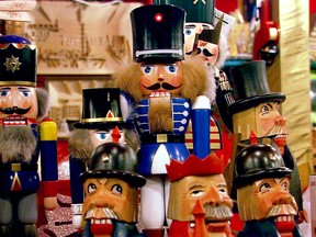 Festival nutcrackers in Germany are often depicted as authority figures such as soldiers, policemen and constables. ETBD PHOTO