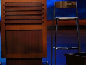 An empty chair at the Republican National Convention in Tampa, Florida, August 30, 2012  REUTERS/Mike Segar, file