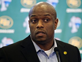 Eskimos GM Ed Hervey says the idea of the draft is that every team will sacrifice a little to help ensure the health of the league. (Codie McLachlan, Edmonton Sun)