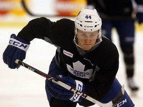 Morgan Rielly of the Toronto Maple Leafs. (MICHAEL PEAKE/Toronto Sun)