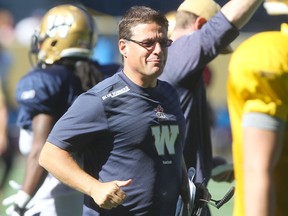 Marcel Bellefeuille, who took over for Gary Crowton as Bombers OC last season, will continue the role under new head coach Mike O'Shea next season.