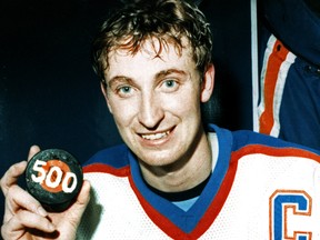 The Great One, Wayne Gretzky, is the subject of 99 Gretzky: His Game, His Story, a new book by former Sun hockey columnist Al Strachan. It's one of several hockey-related books that could make some excellent stocking stuffers. (QMI Agency files)