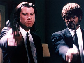 John Travolta and Samuel L. Jackson in "Pulp Fiction."