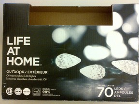 Life at Home 70 LED light. Outdoor, pure white.  (CNW Group/Loblaw Companies Limited)