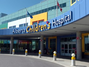 The entrance to the Alberta Childrens Hospital in NW Calgary Alberta on July 21,2010 where a little girl allegedly assaulted by her day-home caregiver has died of her injuries. The 18-month-old girl was transported to the hospital from Medicine Hat Alberta where on Monday police were called to the Medicine Hat Regional Hospital where the toddler was taken by ambulance suffering life threatening head injuries while she was at her day home.

. STUART DRYDEN/QMI AGENCY