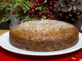 A ginger cake baked by Jill Wilcox. (CRAIG GLOVER/ QMI Agency)