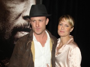 Ben Foster and Robin Wright. (Mr. Blue/WENN.COM)