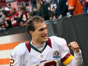 Washington Redskins quarterback Kirk Cousins (REUTERS/Aaron Josefczyk)