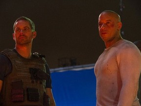 Vin Diesel shared a photo from the last scene he and Paul Walker shot together. (Facebook)