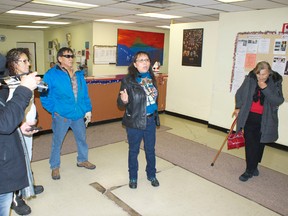 Former Piikani Nation Chief Gayle Strikes With A Gun vows to take her case to Federal Court on Dec. 20, 2013 - the day she was removed from office - following an appeals board decision amid allegations of corruption and conflict of interest. Greg Cowan Photo/QMI Agency