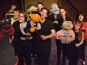 Original Kids Theatre Company Alumni perform a scene from Avenue Q at The Spriet Family Theatre in London, Ontario on Wednesday, June 19, 2013. (DEREK RUTTAN, The London Free Press)