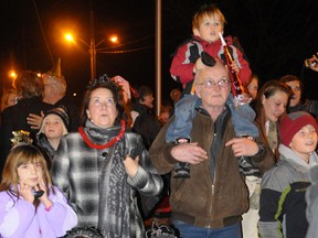 Dec. 31, 2010 turns into 2011 with fireworks at the Tillsonburg Rotary Clock Tower. FILE PHOTO
