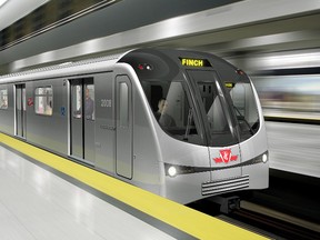 TTC subway train (Toronto Sun files)