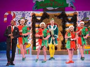 Elf, featuring Matthew Nethersole, left, and Liam Tobin enjoyed a great Christmas run at the Grand Theatre. (DEREK RUTTAN/The London Free Press)