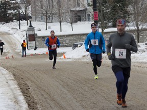 Close to 80 runners participated in this year's Kingston Road Runners Association's 34th annual Resolution Run on Sunday. (Julia McKay The Whig-Standard)