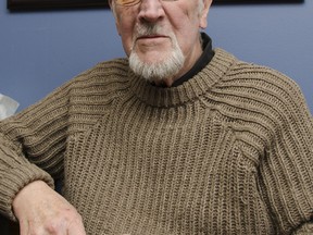 Frank Kenchington,77, took a nasty fall on Dec. 31, while on his way to a New Year's celebration, that resulted in a gash over his right eye and a bruised left hand.  With the help of two unknown Good Samaritans, he was able to get to the hospital quickly. Julia McKay The Whig-Standard