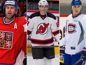The Czech Republic named their Olympic roster Monday, going with veterans Petr Nedved, Jaromir Jagr and Tomas Kaberle. (QMI Agency/Reuters/Files)