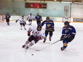 The Pincher Creek Huskies remain undefeated after beating rival Magrath. Greg Cowan photo/QMI Agency