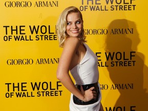 Cast member Margot Robbie arrives for the premiere of the film adaptation of "The Wolf of Wall Street" in New York December 17, 2013. (REUTERS/Lucas Jackson)