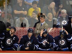 Jets coach Claude Noel heard the criticism of his team and tried to spread the blame around rather than focusing on the poor play of defenceman Dustin Byfuglien.