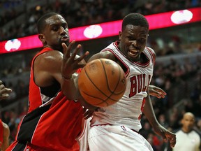 Luol Deng was traded from the Chicago Bulls to the Cleveland Cavaliers late Monday night. (JONATHAN DANIEL/Getty Images/AFP)